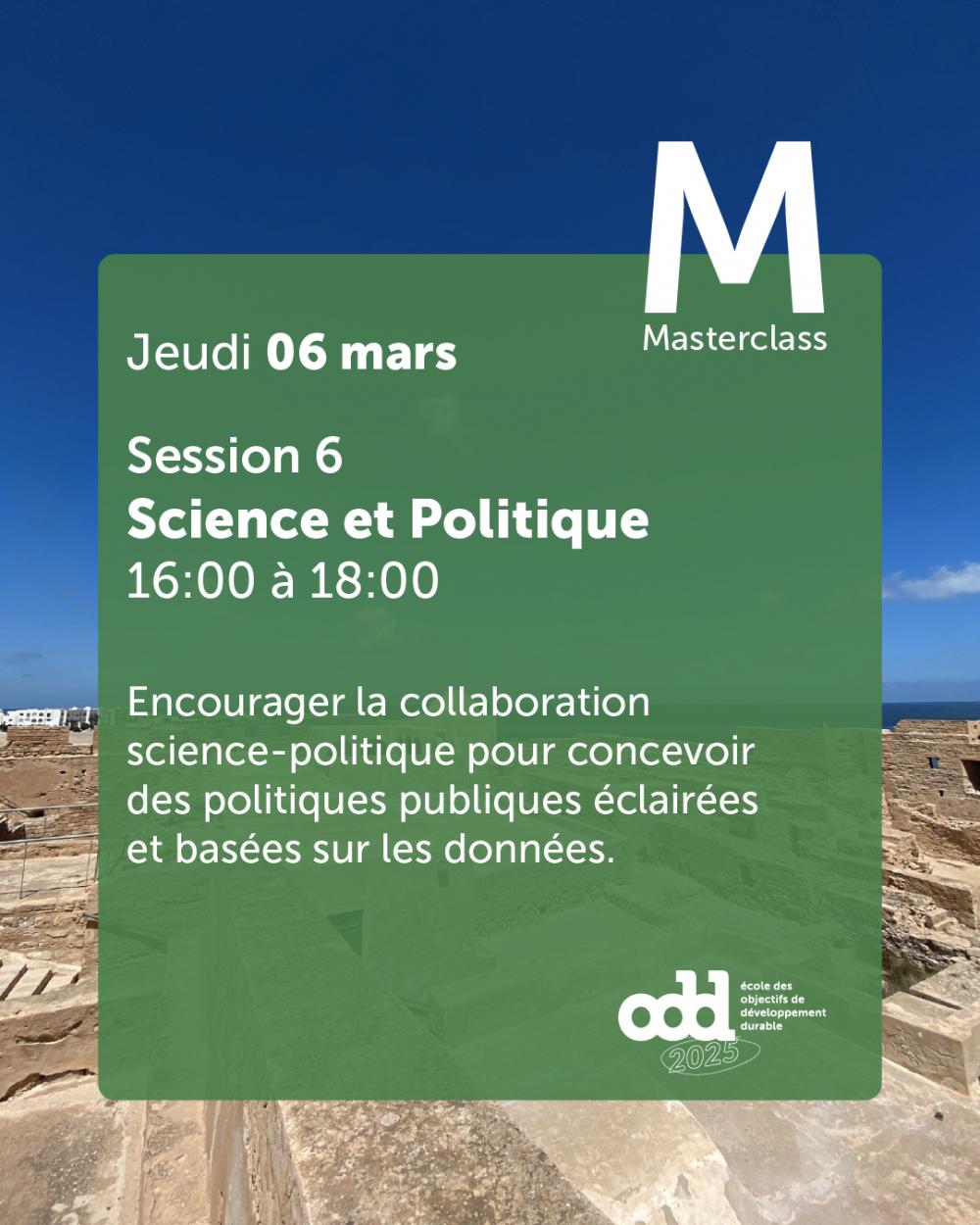 Formation digitale - Session 6 : Science et Politique